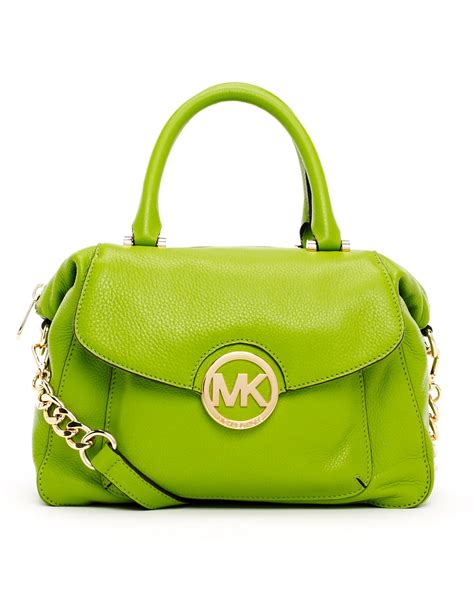 bright green michael kors purse|Michael Kors green shoulder bags.